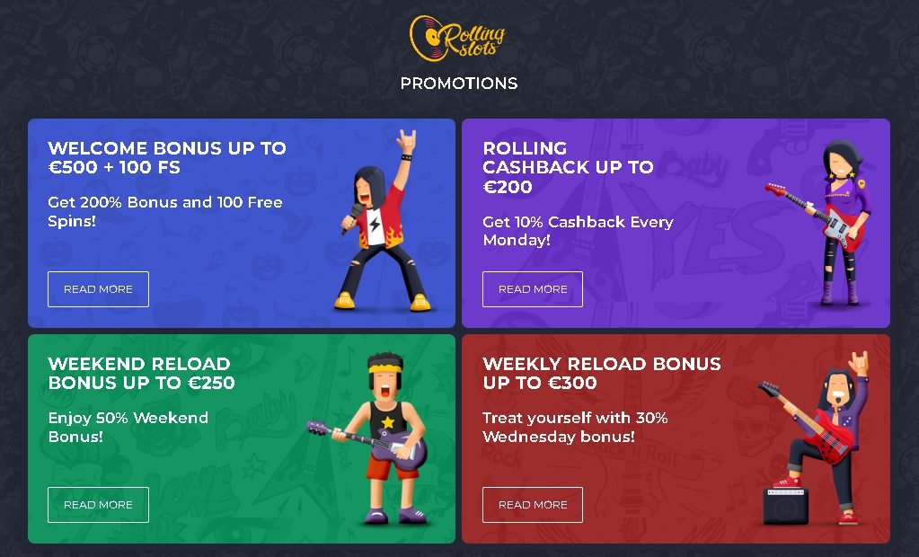 rolling slots promotions